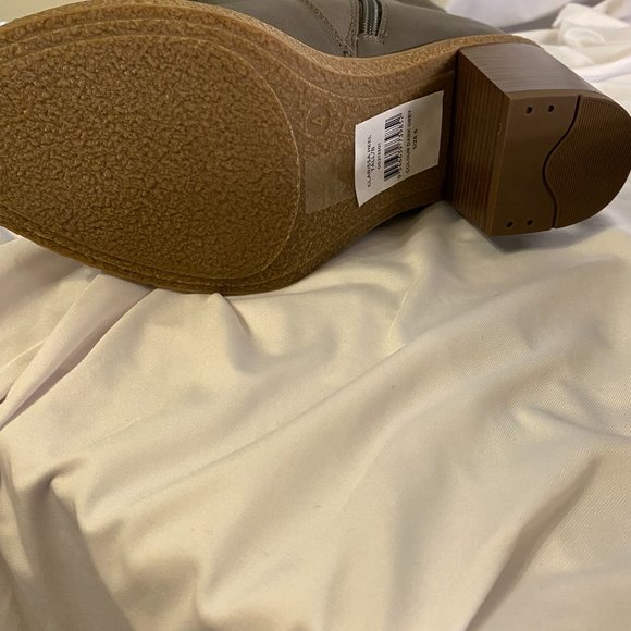 EVANS EXTRA WIDE FIT Clarissa Heeled Boot -gray- Size 6 Extra Wide - Picture 9 of 11